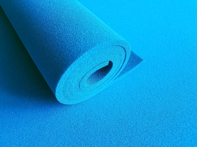 silicone sponge rubber sheet blue open cell-030_副本